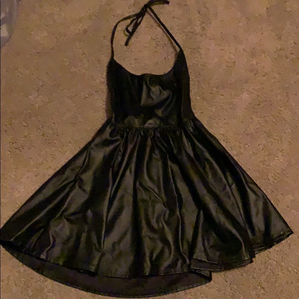 American apparel leather dress
